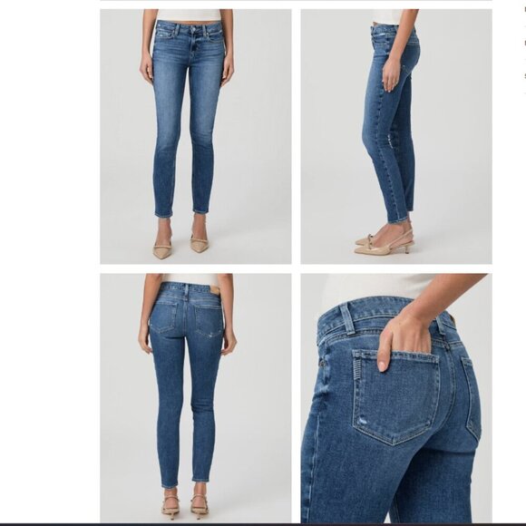PAIGE VERDUGO ANKLE JEANS - Picture 1 of 10